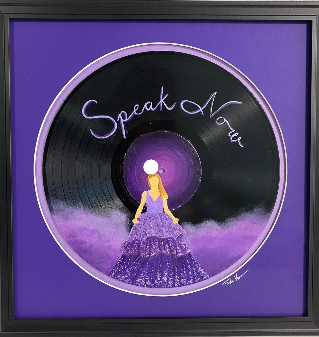 Original Painting on Vinyl LP