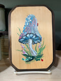 Single mushroom painting